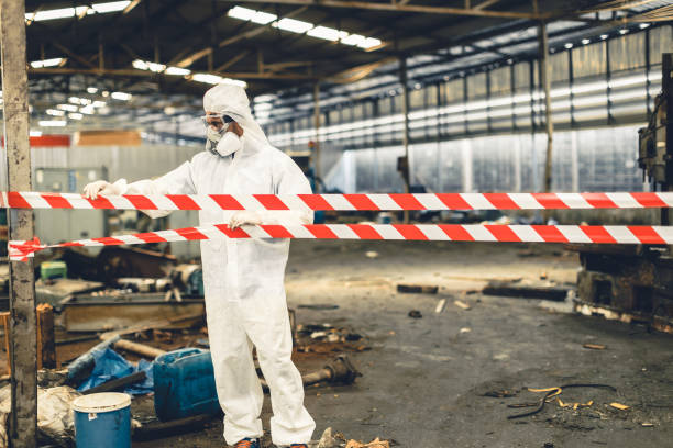 Professional Biohazard technician working in Mount Holly, NJ